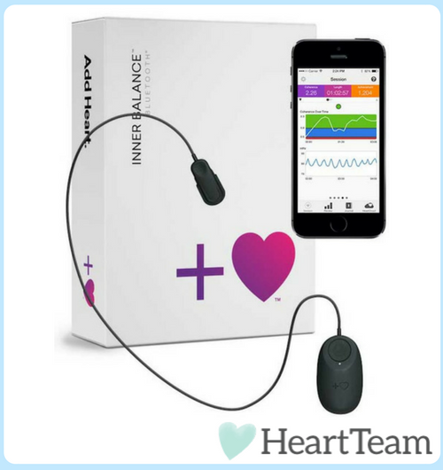 Inner Balance Sensor HeartMath Stress Angst Depression Heartteam
